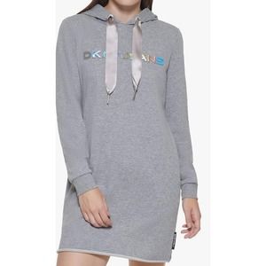 DKNY Women's Hooded Logo Jeans Dress - Effortlessly Stylish in Size XS* W1318